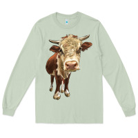 Matcha Hereford Heifer Long Sleeve Tee - LillyAllenDesigns