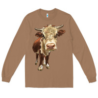 Toasted Coconut Hereford Heifer Long Sleeve Tee - LillyAllenDesigns