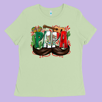Papa Mexico Ladies Tee Designed By Zillion Design Studio