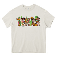 Cream texas Heavy Core Tee - Zillion Design Studio