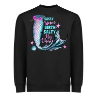 Black sassy since birth salty by choice Heavyweight Sweatshirt - JahusDesignShop