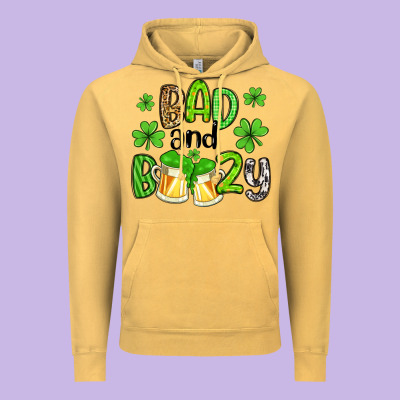 Bad And Boozy Vintage Hoodie Designed By Artiststas