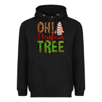 Black oh Christmas tree cake Heavyweight Hoodie - Jasminsmagicworld