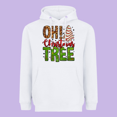 Oh Christmas Tree Cake Heavyweight Hoodie Designed By Jasminsmagicworld