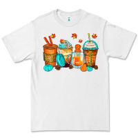 White thankful coffee cups Premium Tee - Zillion Design Studio