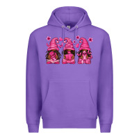 Purple breast cancer afro gnomies Premium Hoodie - texasbilliewilder