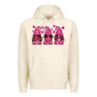 Breast Cancer Afro Gnomies Premium Hoodie | Teevron