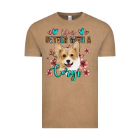 Vintage Coffee life is better with a corgi Vintage Tee - Jasminsmagicworld