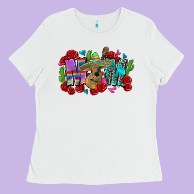 Mom Mexico Ladies Tee Designed By Zillion Design Studio