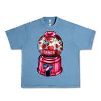 Pebble Blue love and candy machine Urban Heavy Tee - AdoDesignShop