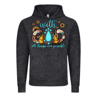 Vintage Black with god all things are possible matthew 19 26 Vintage Hoodie - JahusDesignShop