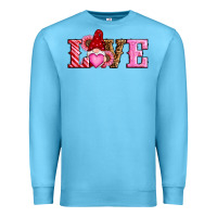 Ocean Blue valentines day gnomes love Premium Sweatshirt - RanaPortraitStore