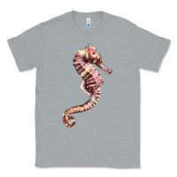 Heather Grey pink seahorse Classic Tee - LillyAllenDesigns