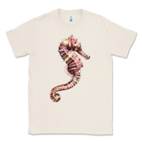 Natural pink seahorse Classic Tee - LillyAllenDesigns