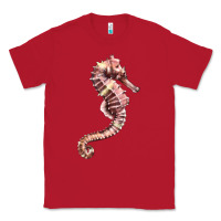 Red pink seahorse Classic Tee - LillyAllenDesigns