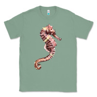 Sage pink seahorse Classic Tee - LillyAllenDesigns
