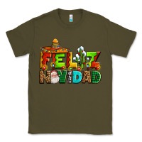 Army Green feliz navidad sombrero Classic Tee - AdoDesignShop