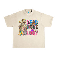 Sandshell easter dead inside but lucky  with skeleton Urban Heavy Tee - AdoDesignShop