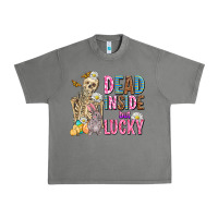 Tornado easter dead inside but lucky  with skeleton Urban Heavy Tee - AdoDesignShop