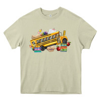 Mossy school bus driver Heavy Core Tee - texasbilliewilder