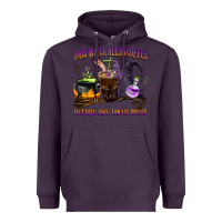 Plum this witch needs coffee before any hocus pocus Heavyweight Hoodie - BarkalooDesign