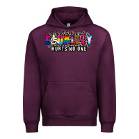Mauve Wine Pride equality hurts no one Urban Hoodie - CowGirlArtShop