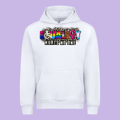 Pride Equality Hurts No One Urban Hoodie Designed By Cowgirlartshop