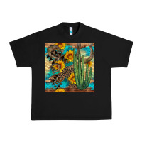 Black horseshoe and cactus Urban Heavy Tee - BundleAndBundleShop