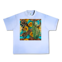 Grape Ice horseshoe and cactus Urban Heavy Tee - BundleAndBundleShop