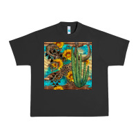 Pigment Black horseshoe and cactus Urban Heavy Tee - BundleAndBundleShop