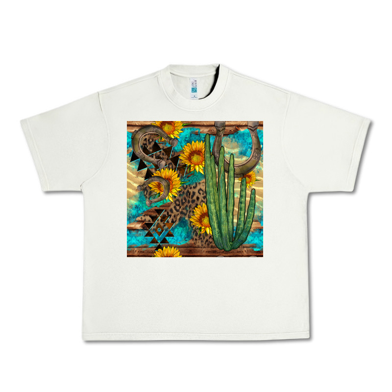 Horseshoe And Cactus Urban Heavy Tee by BundleAndBundleShop | Teevron