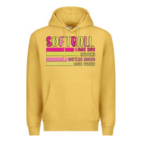 Antique Gold retro softball png Premium Hoodie - JahusDesignShop