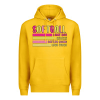Lemon retro softball png Premium Hoodie - JahusDesignShop