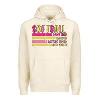 Tofu retro softball png Premium Hoodie - JahusDesignShop