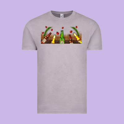 Beer Party For Christmas Vintage Tee Designed By Adodesignshop