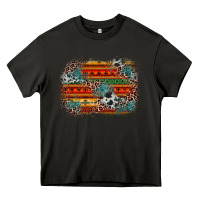 Asphalt leopard aztec background Heavy Core Tee - Zillion Design Studio