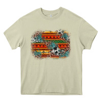 Mossy leopard aztec background Heavy Core Tee - Zillion Design Studio