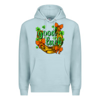 Blue Mist st.patricks good luck Premium Hoodie - NancyCooperArtShop