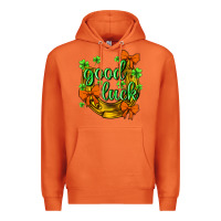 Carrot st.patricks good luck Premium Hoodie - NancyCooperArtShop