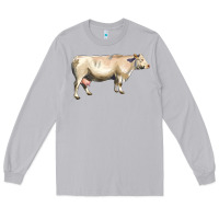 Moon Dust charolais cattle Long Sleeve Tee - LillyAllenDesigns