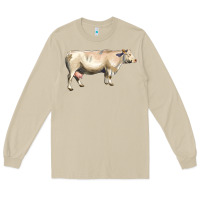 Mushroom charolais cattle Long Sleeve Tee - LillyAllenDesigns