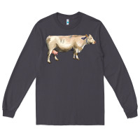 Smoke charolais cattle Long Sleeve Tee - LillyAllenDesigns
