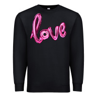 Black valentines day love balloon Premium Sweatshirt - RanaPortraitStore