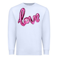 White valentines day love balloon Premium Sweatshirt - RanaPortraitStore