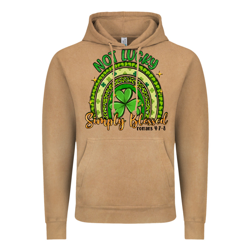 Not Lucky Simply Blessed Rainbow Vintage Hoodie by Artiststas | Teevron
