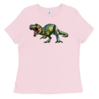 T Rex Dinosaur Ladies Tee | Teevron