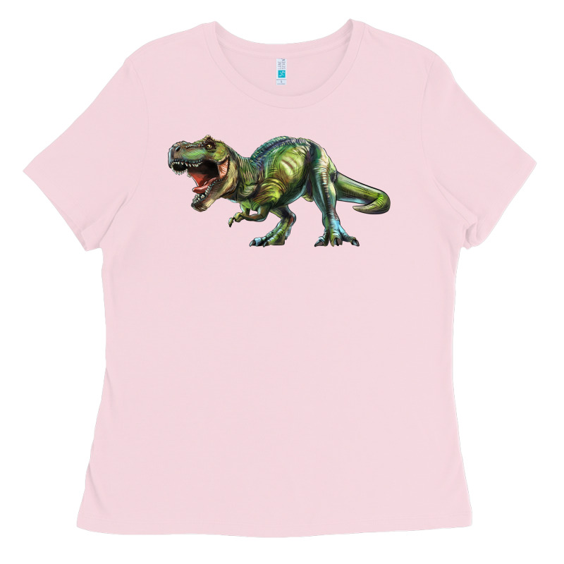 T Rex Dinosaur Ladies Tee by RanaPortraitStore | Teevron