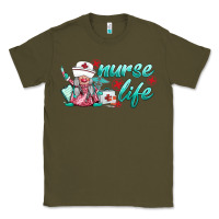 Army Green nurse life gnomies Classic Tee - BarkalooDesign