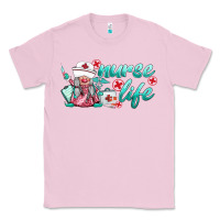 Bubblegum Pink nurse life gnomies Classic Tee - BarkalooDesign