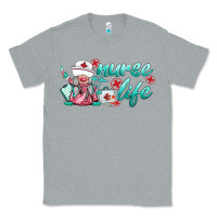 Heather Grey nurse life gnomies Classic Tee - BarkalooDesign
